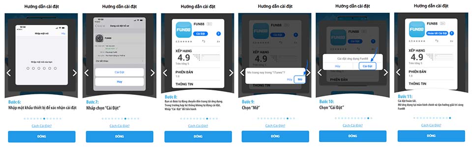 Tài Fun88 mobile cho hệ điều hành IOS 2 Tài Fun88 mobile cho hệ điều hành IOS 2